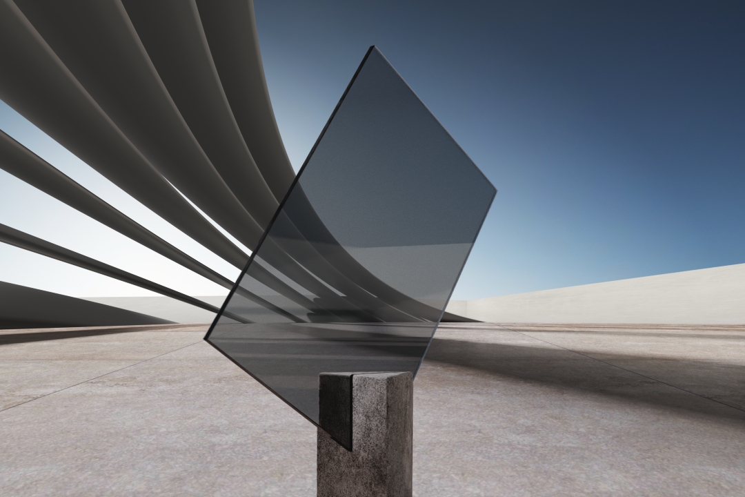 Getöntes Glas - Float Grau 4 mm