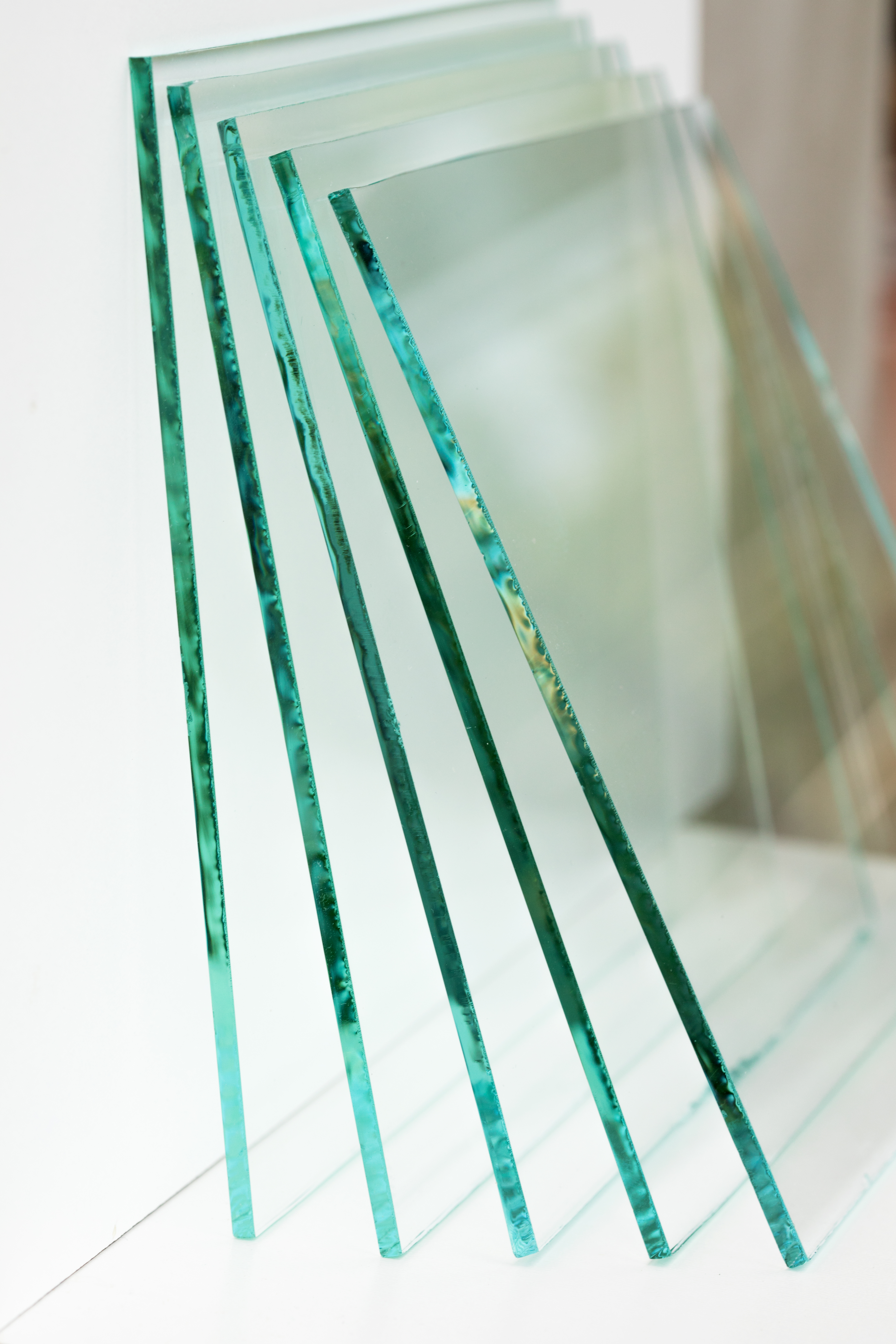 Hochwertiges Floatglas bereit zur Verarbeitung – Produktfoto der Glaserei München